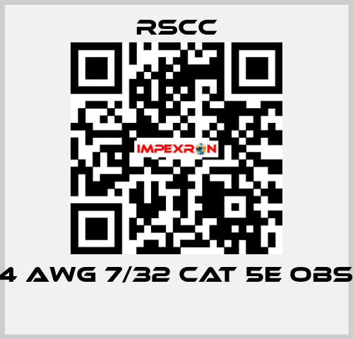 4PR 24 AWG 7/32 CAT 5E obsolete  RSCC