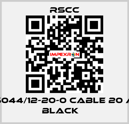 M85044/12-20-0 Cable 20 AWG BLACK    RSCC