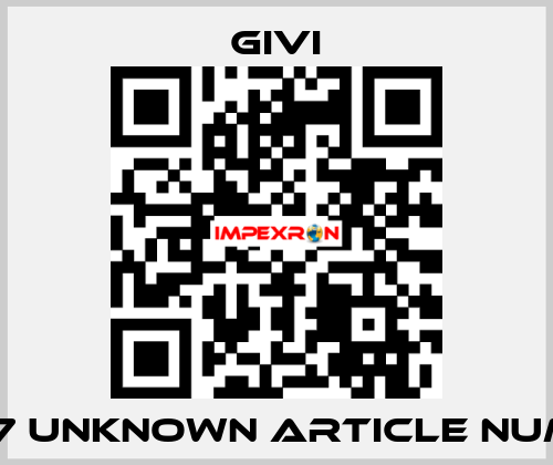 UT807 unknown article number  Givi