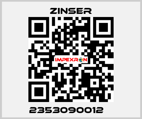 2353090012    Zinser