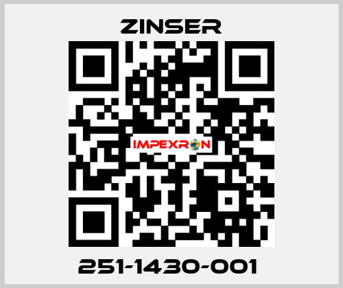 251-1430-001  Zinser