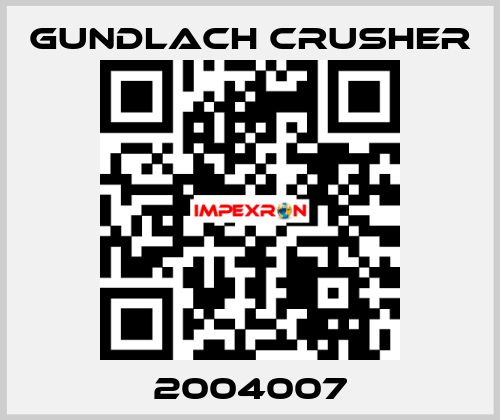 2004007 Gundlach Crusher