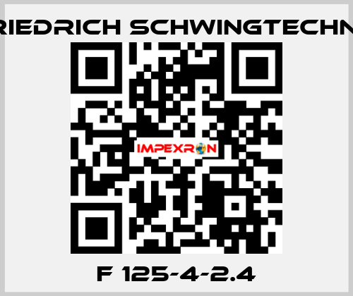 F 125-4-2.4 Friedrich Schwingtechnik