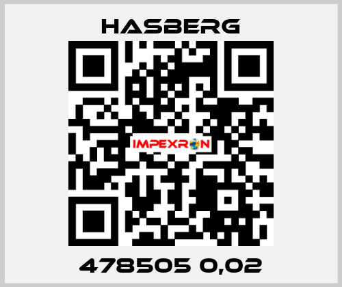 478505 0,02 Hasberg