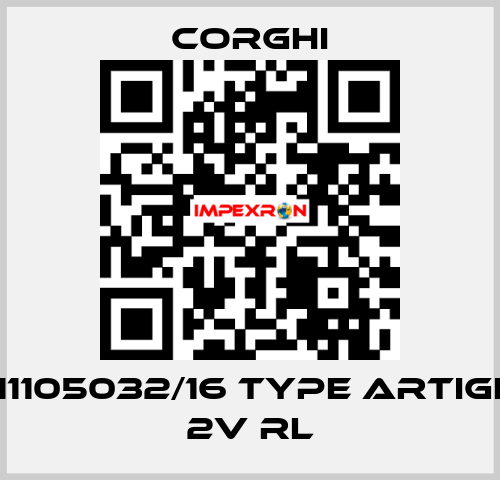 Nr. 0-11105032/16 Type ARTIGLIO 50 2V RL Corghi