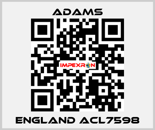 ENGLAND ACL7598 ADAMS