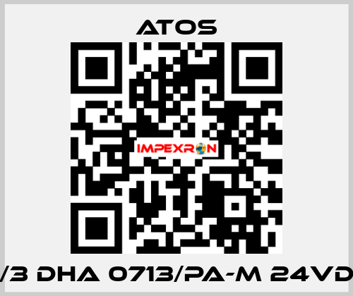 4/3 DHA 0713/PA-M 24VDC Atos