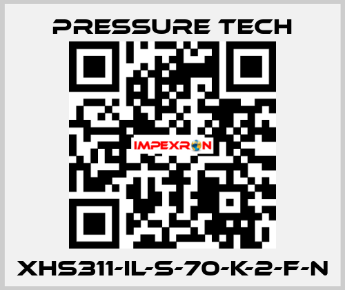 XHS311-IL-S-70-K-2-F-N Pressure Tech