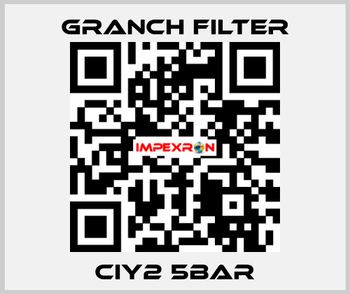 CIY2 5BAR GRANCH FILTER