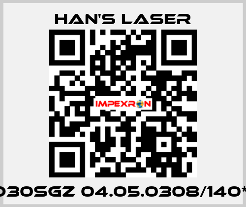 CO2-D30SGZ 04.05.0308/140*140/B Han's Laser