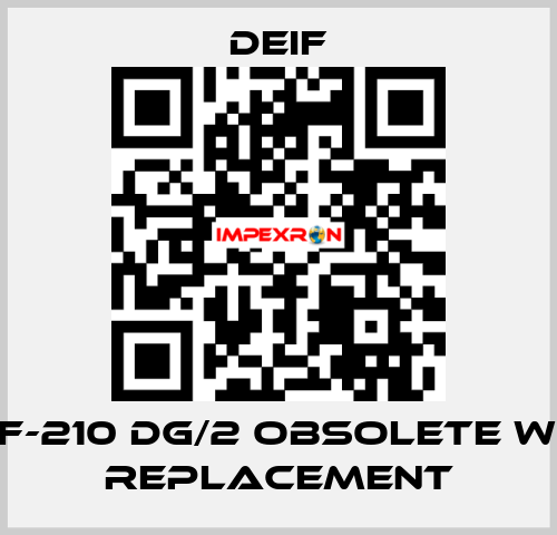 TMF-210 DG/2 OBSOLETE with replacement Deif