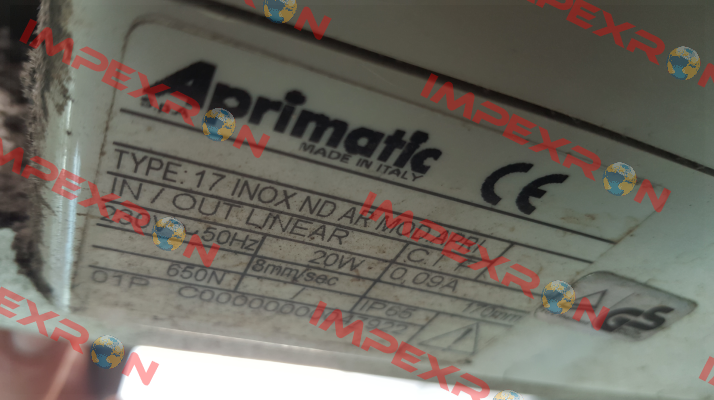 ACTUATOR APRI 17-C.170 230V (ND) (43571/001) Aprimatic