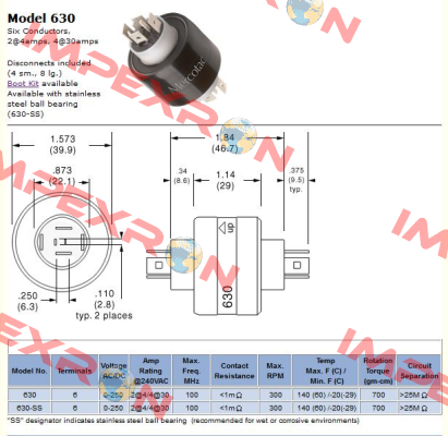 Model 630 Mercotac