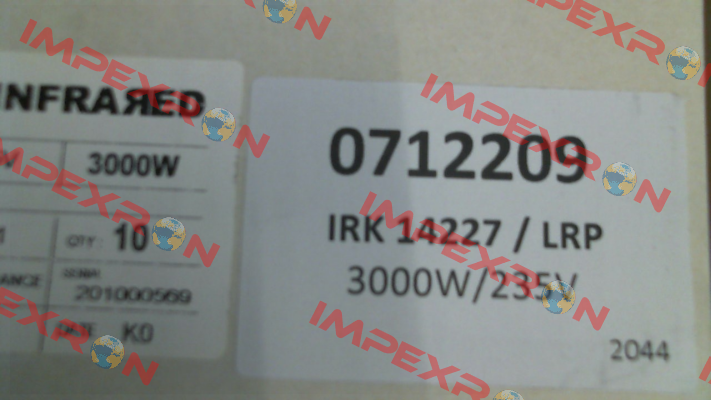 71-2209 / IRK DRF 14227 LRP 3000W 235V Dr. Fischer