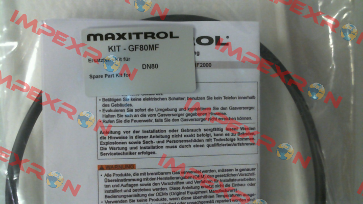 5092 (KIT - GF 80 MF) Maxitrol